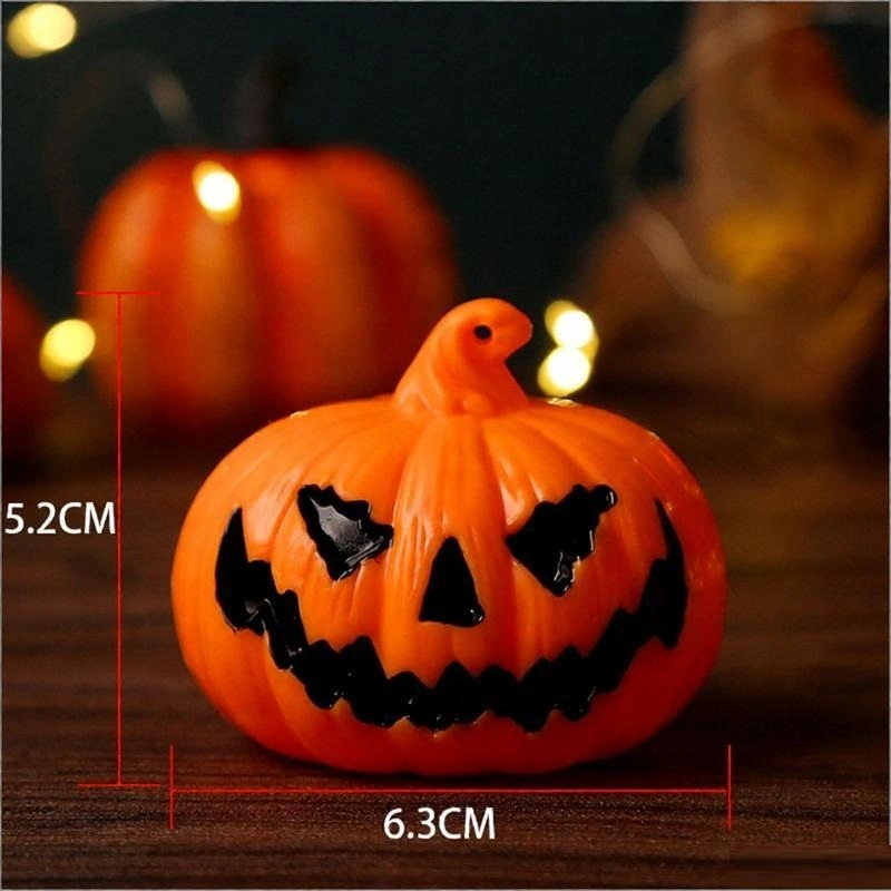 Battery Powered Mini Decorative LED Pumpkin Lantern for Halloween Party